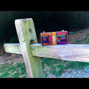 Studded dollar sign purse